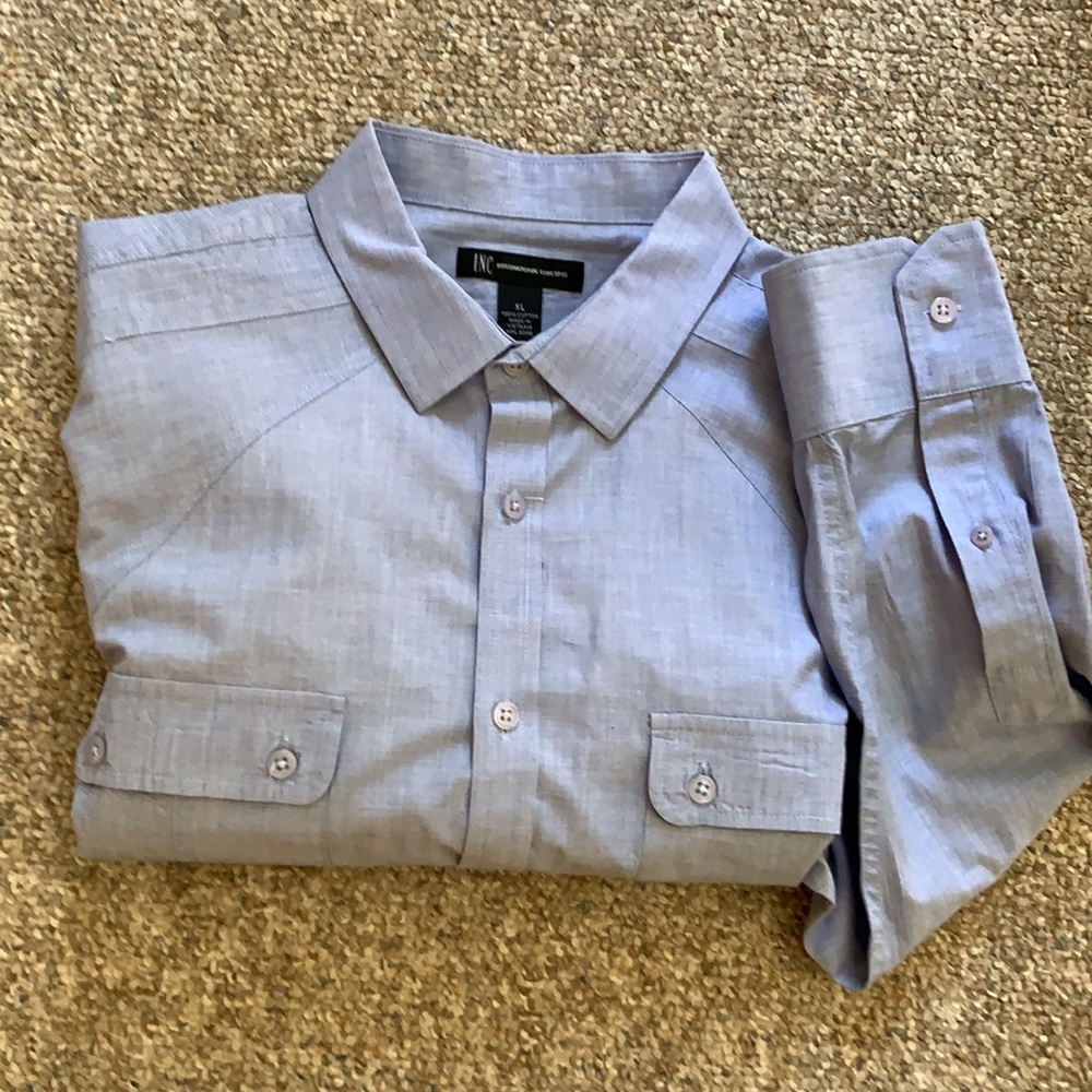 INC men’s shirt XL Blue